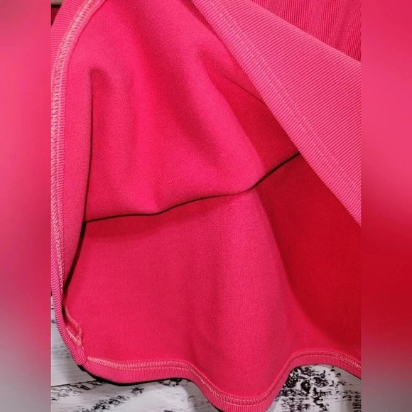 Lands End Athletic Skirt Women's Size Large In Red Tennis Swim UV Golf - Picture 4 of 5